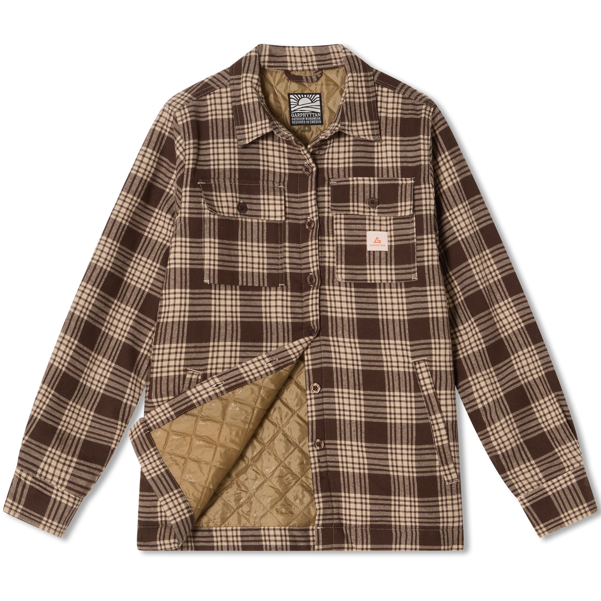 Garden Insulated Shirt Bark Brown W’s