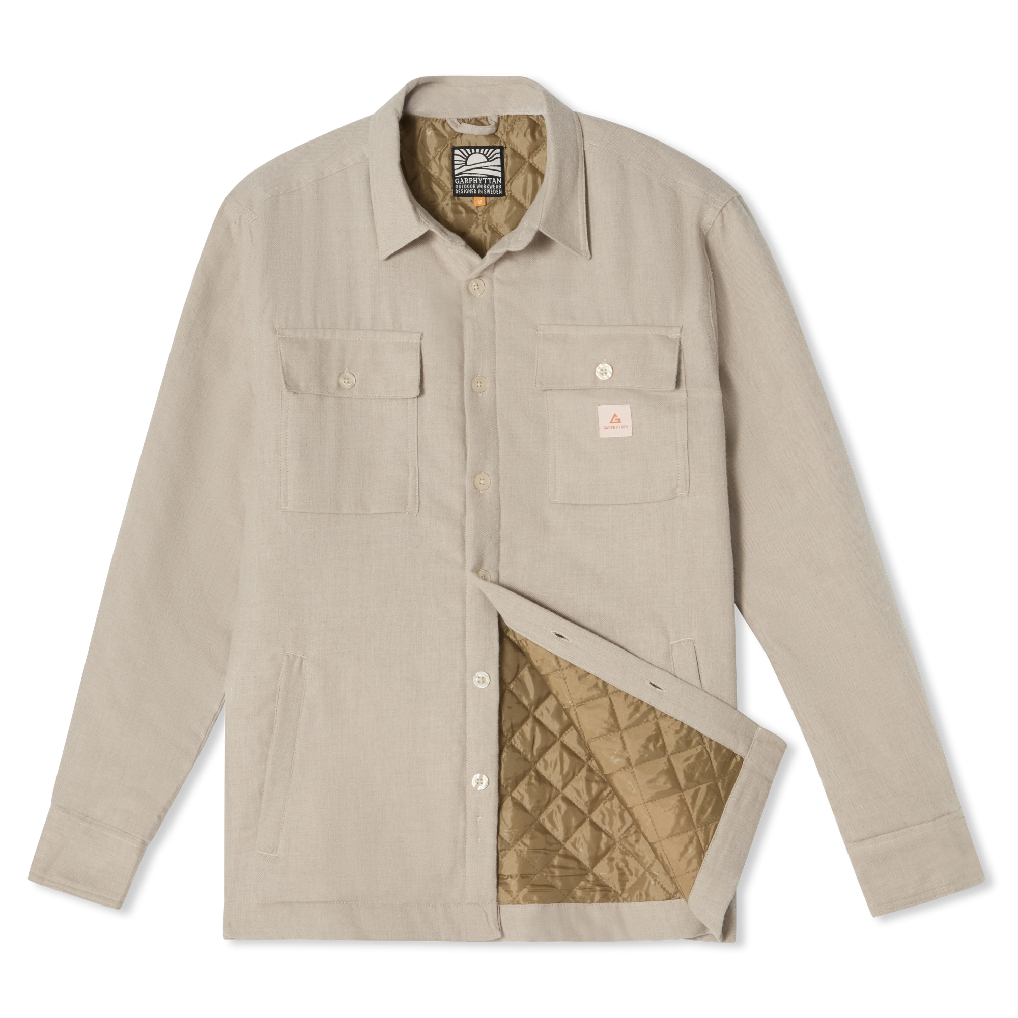 Garden Insulated Shirt Beige Melange M’s
