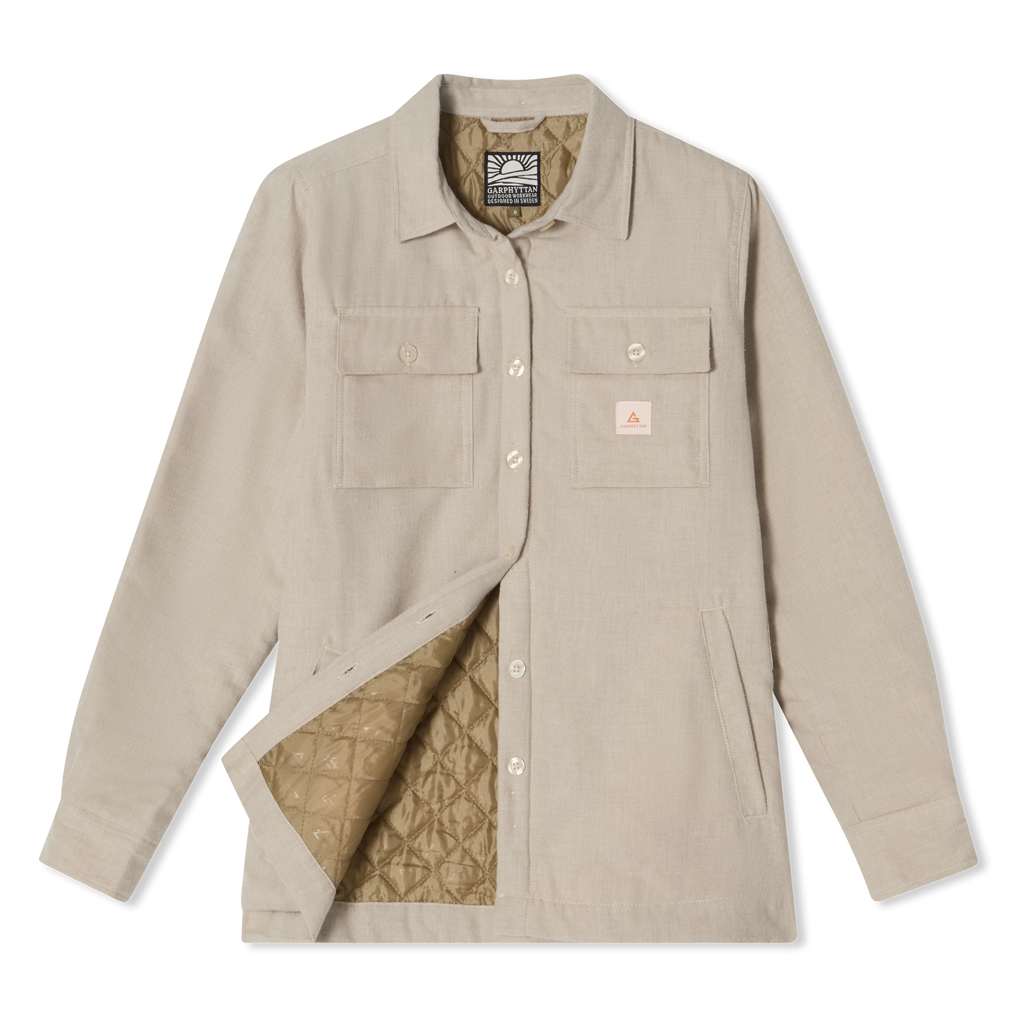 Garden Insulated Shirt Beige Melange W’s