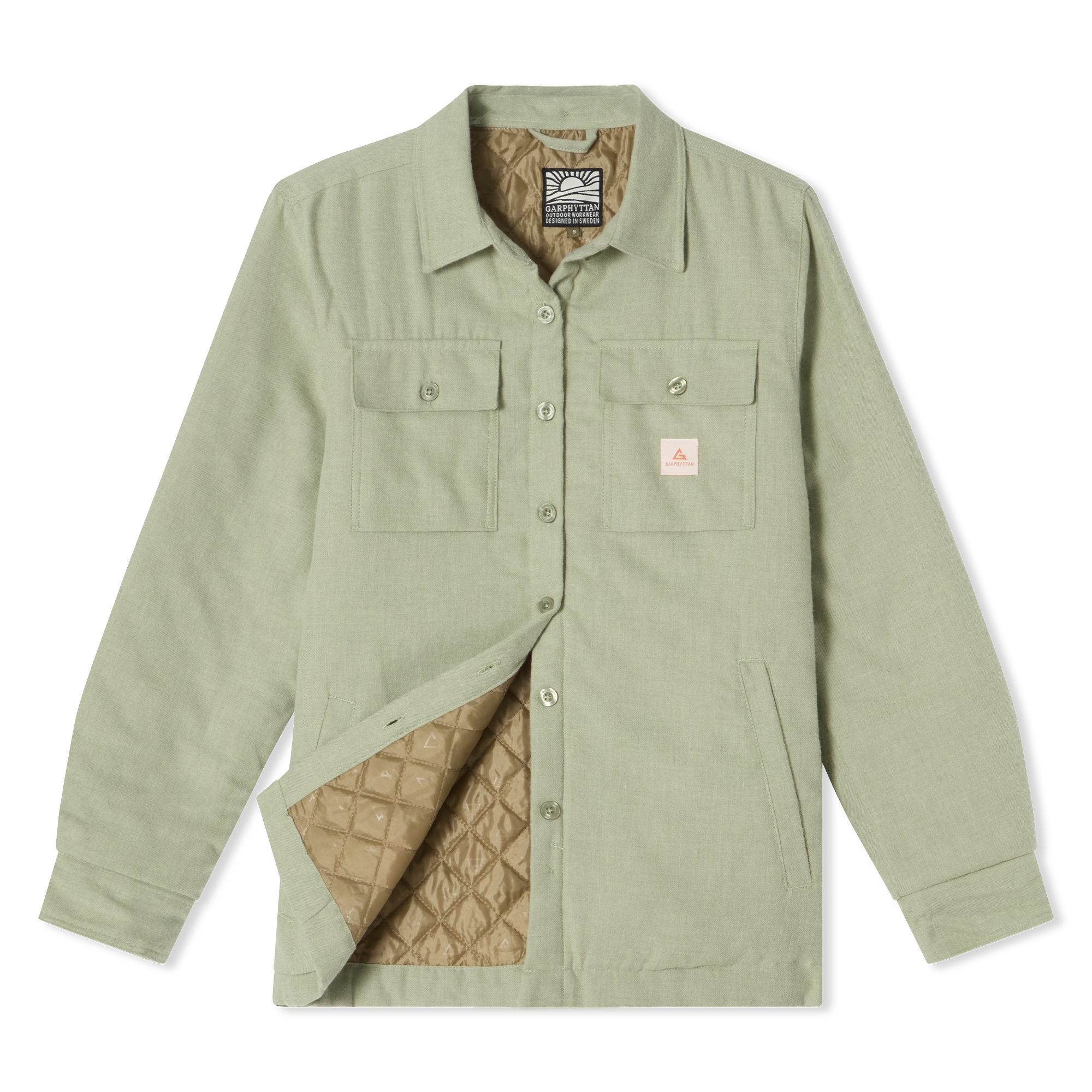Garden Insulated Shirt Green Melange W’s