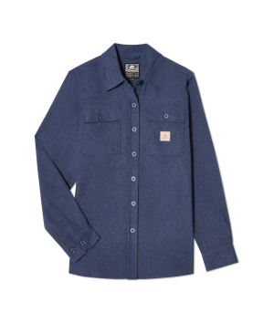 Garden Shirt Blue Melange W's