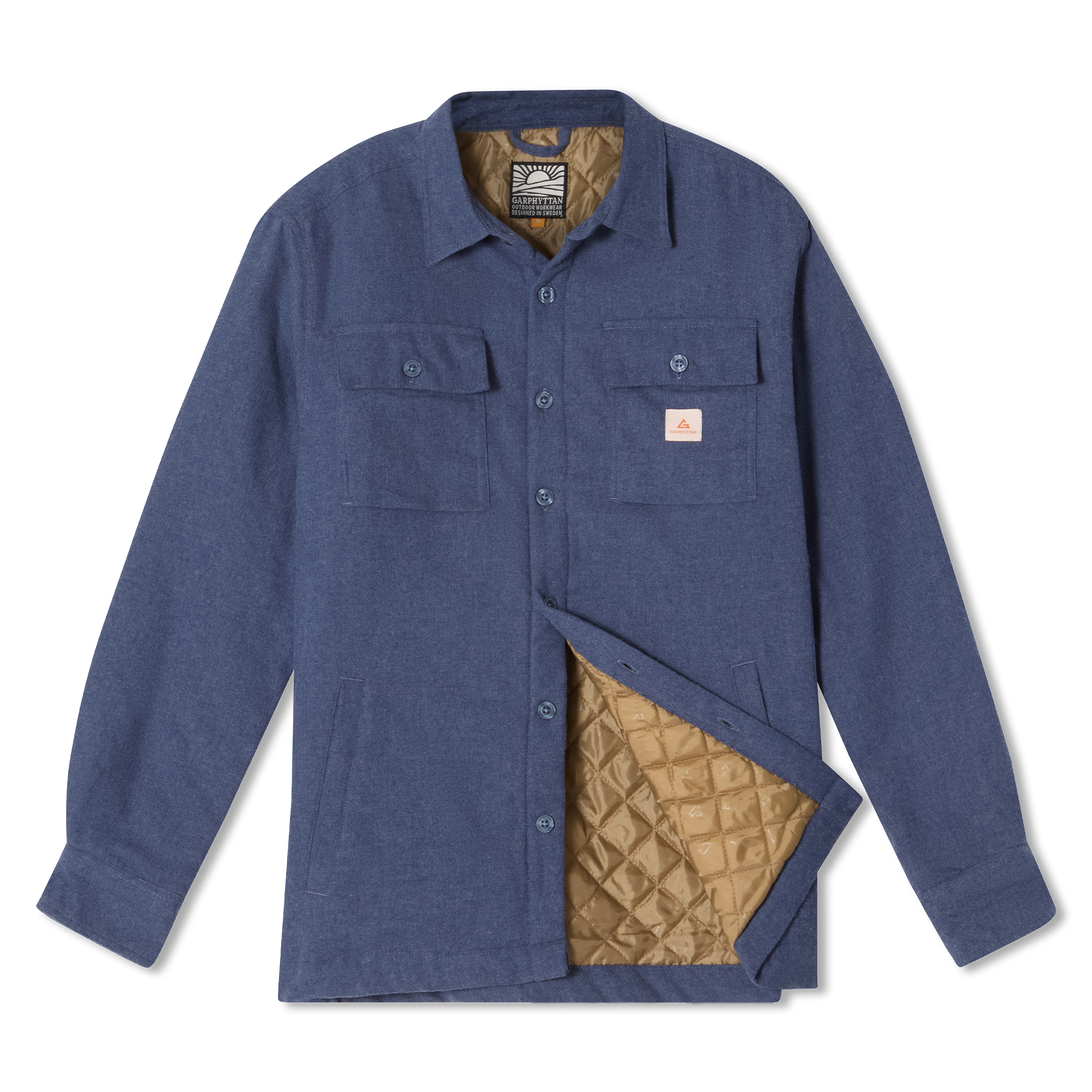 Garden Insulated Shirt Blue Melange M’s