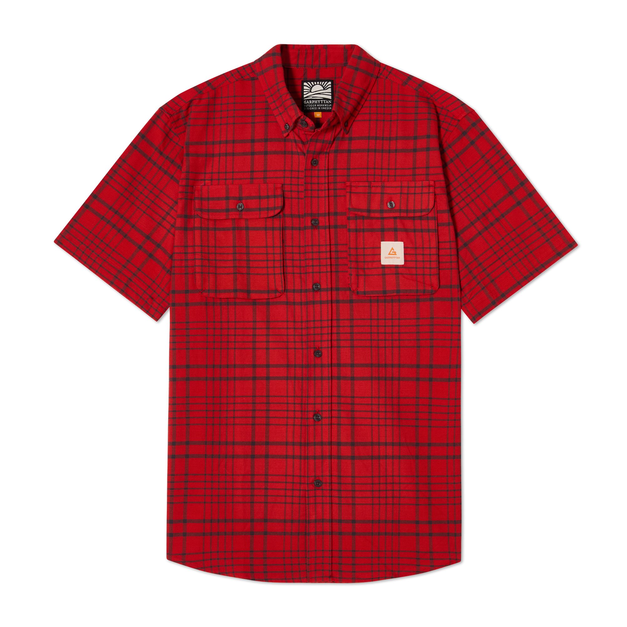 Farmer Short Sleeve Shirt Red Comb M’s