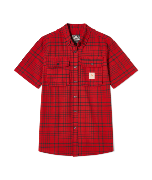 Farmer Short Sleeve Shirt Red Comb W’s